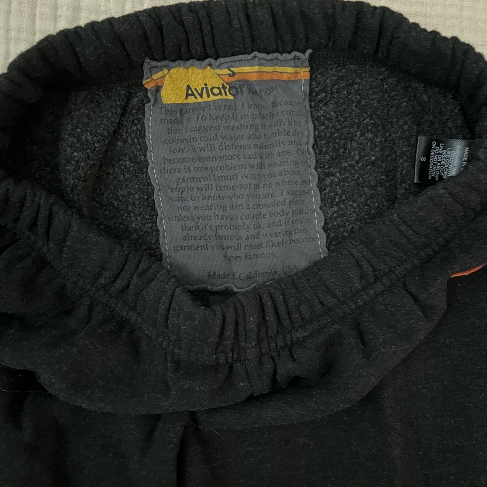 Aviator Nation Stripe Sweat Pants. Size Small - Picture 5 of 6
